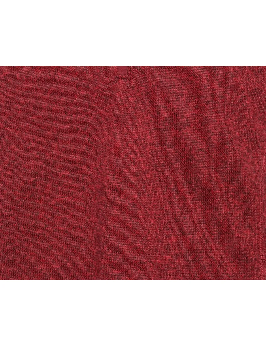 Plain Maroon Sweatshirt - S