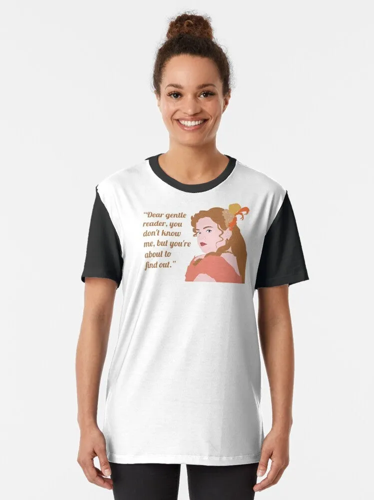 "Dear Gentle Reader" Bridgerton Netflix Graphic T-Shirt