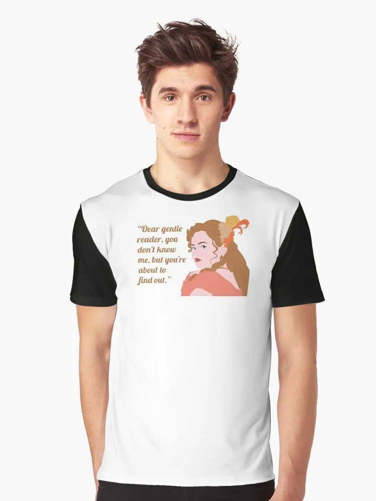 "Dear Gentle Reader" Bridgerton Netflix Graphic T-Shirt