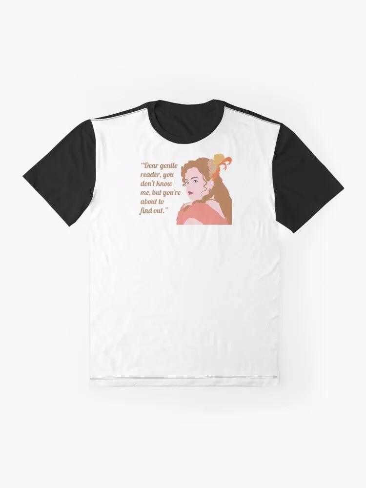"Dear Gentle Reader" Bridgerton Netflix Graphic T-Shirt