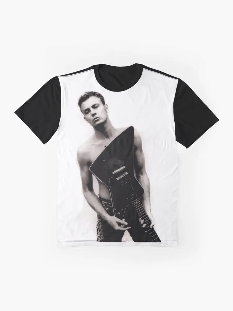 "Iconic '80s TV Show 'Neighbours' Graphic T-Shirt by Jason Donovan"