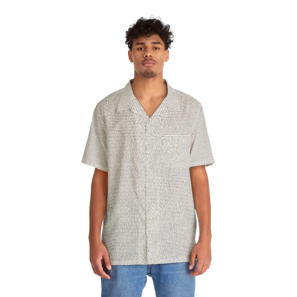 "Mean Girls" Script Hawaiian Shirt - Iconic Comedy Cult Classic