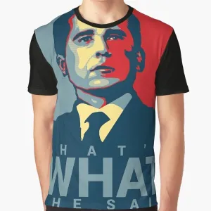 "Michael Scott 'That's What She Said' Graphic T-Shirt"