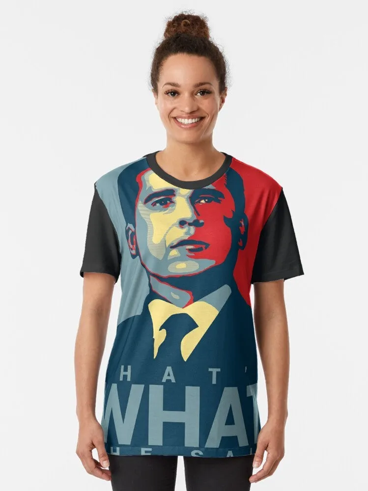 "Michael Scott 'That's What She Said' Graphic T-Shirt"