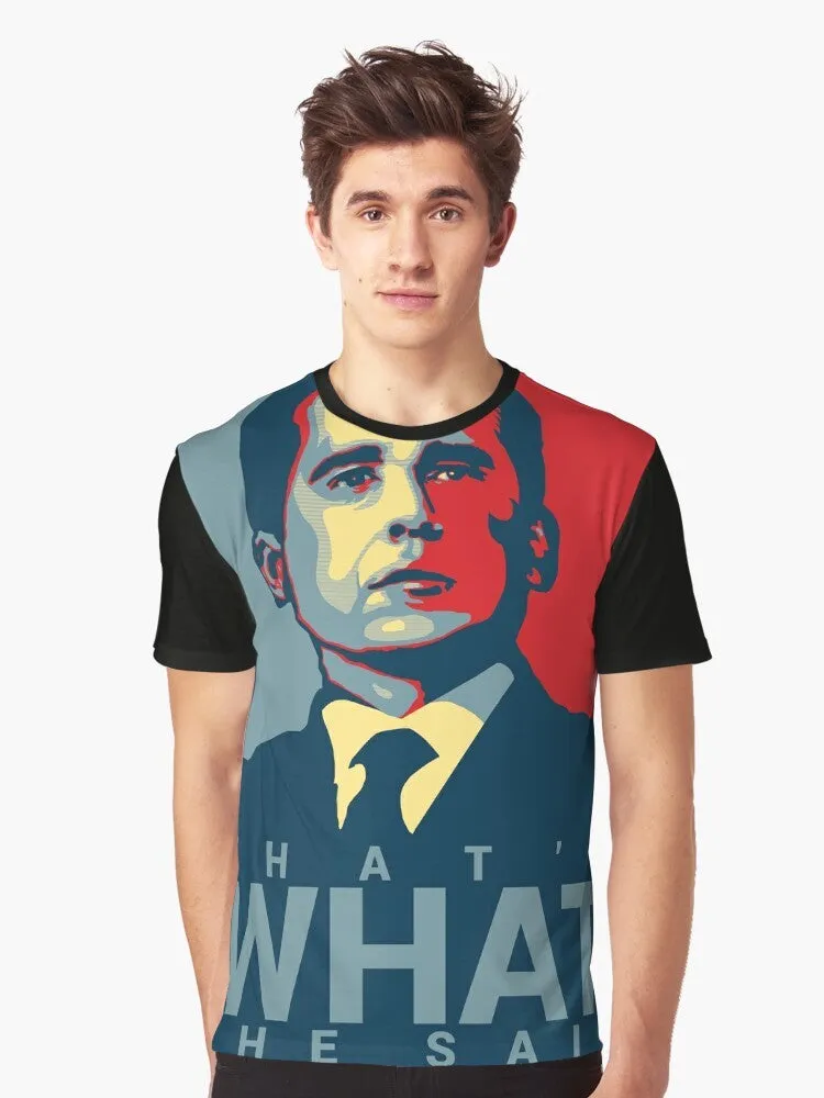"Michael Scott 'That's What She Said' Graphic T-Shirt"