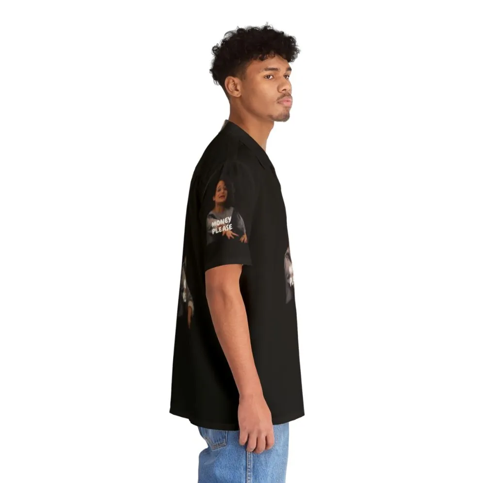 "Money Please" Funny Hawaiian Shirt - Parks and Rec Inspired