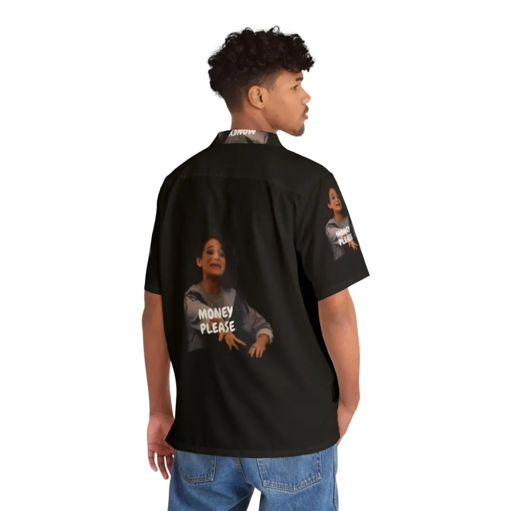 "Money Please" Funny Hawaiian Shirt - Parks and Rec Inspired