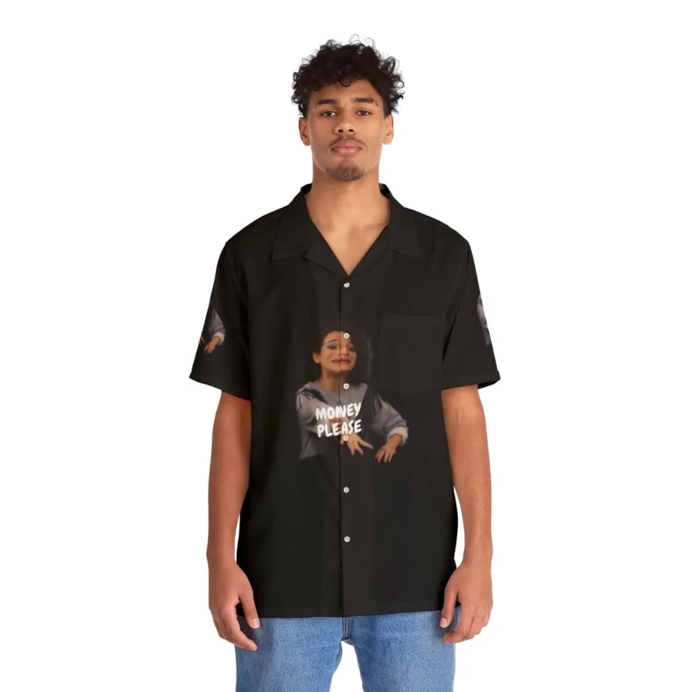 "Money Please" Funny Hawaiian Shirt - Parks and Rec Inspired