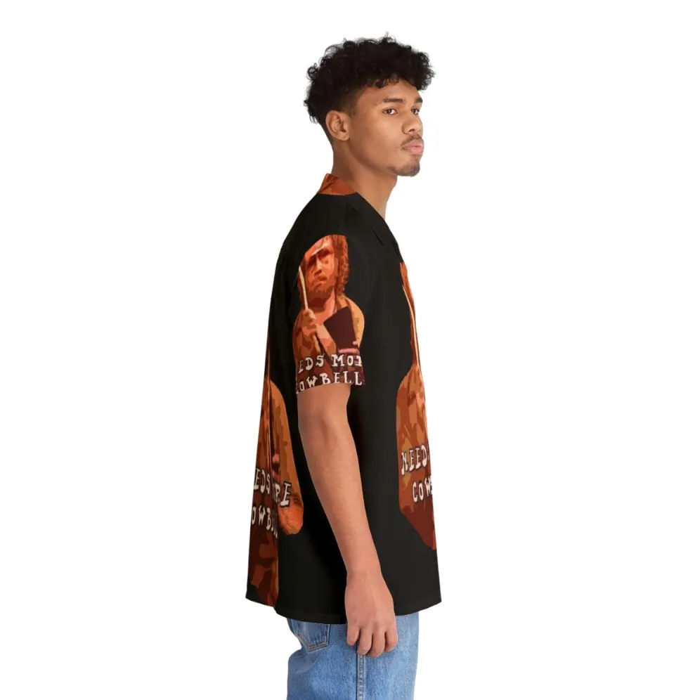 "More Cowbell" Hawaiian Shirt for SNL Comedy Fans