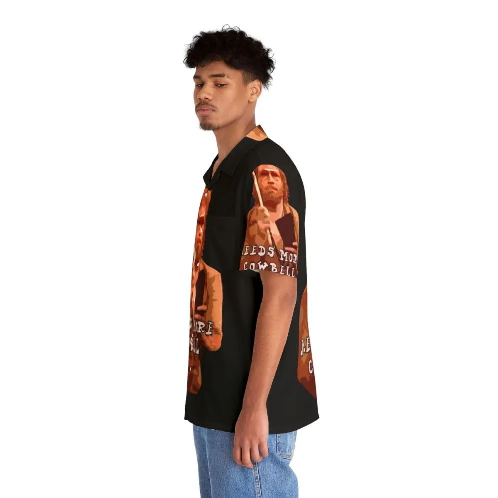"More Cowbell" Hawaiian Shirt for SNL Comedy Fans