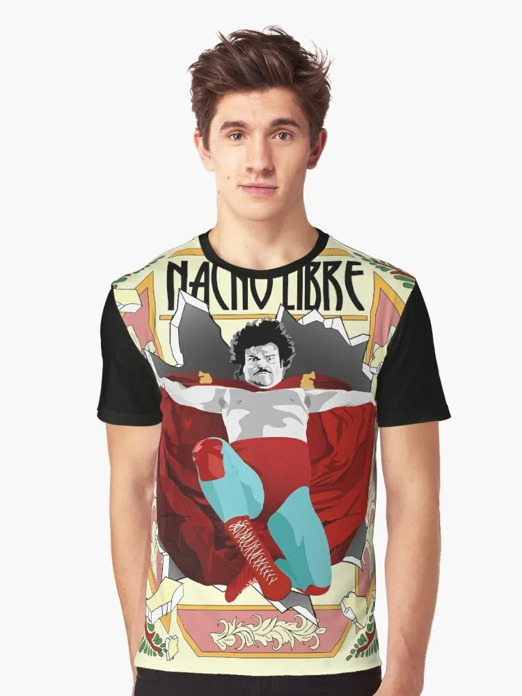"Nacho Libre Movie Graphic T-Shirt"