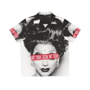"Not Today Satan" Hilarious Hawaiian Shirt for Drag Fans