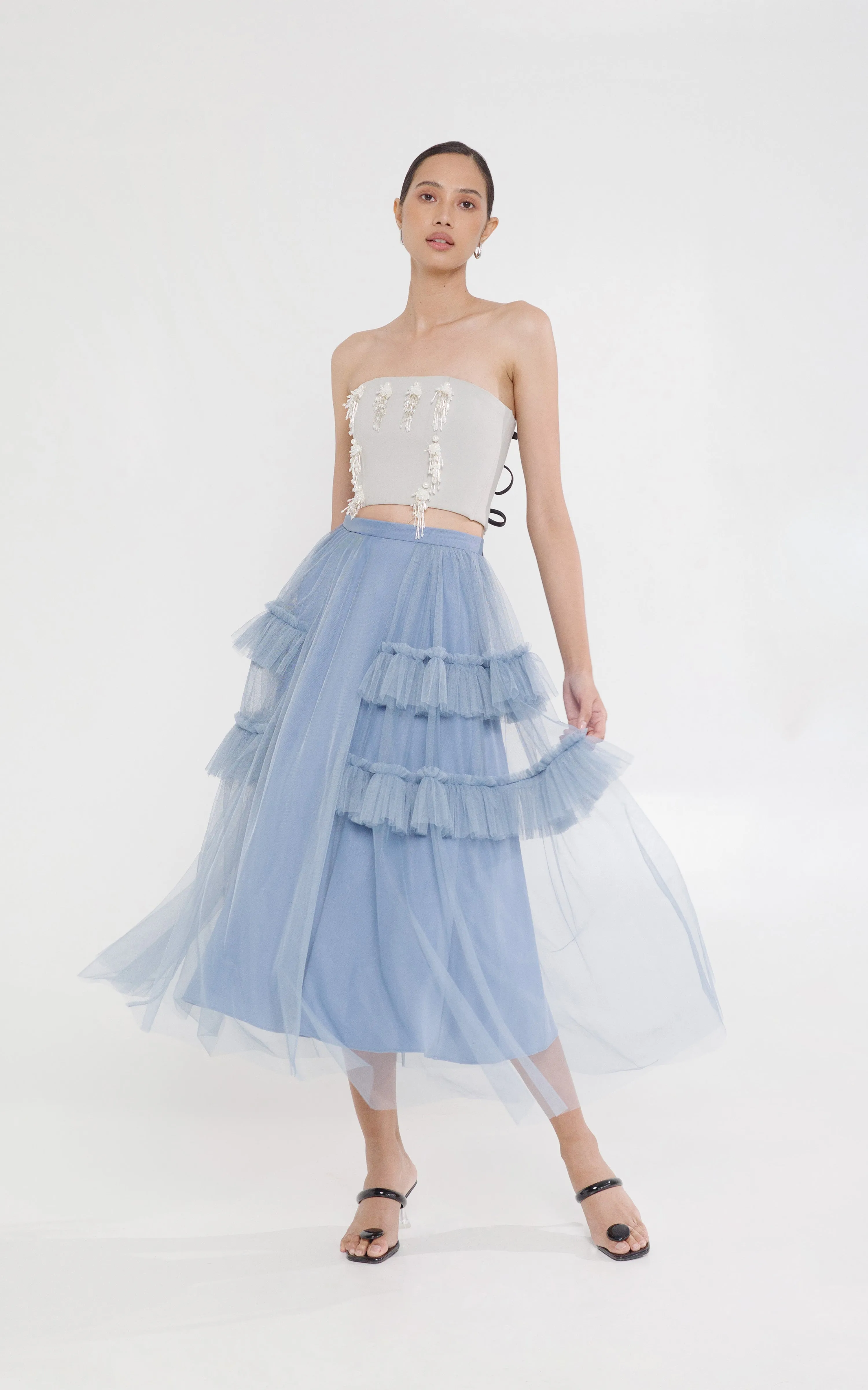 RAF X Martin Bautista Magdalena Skirt (P.Blue)