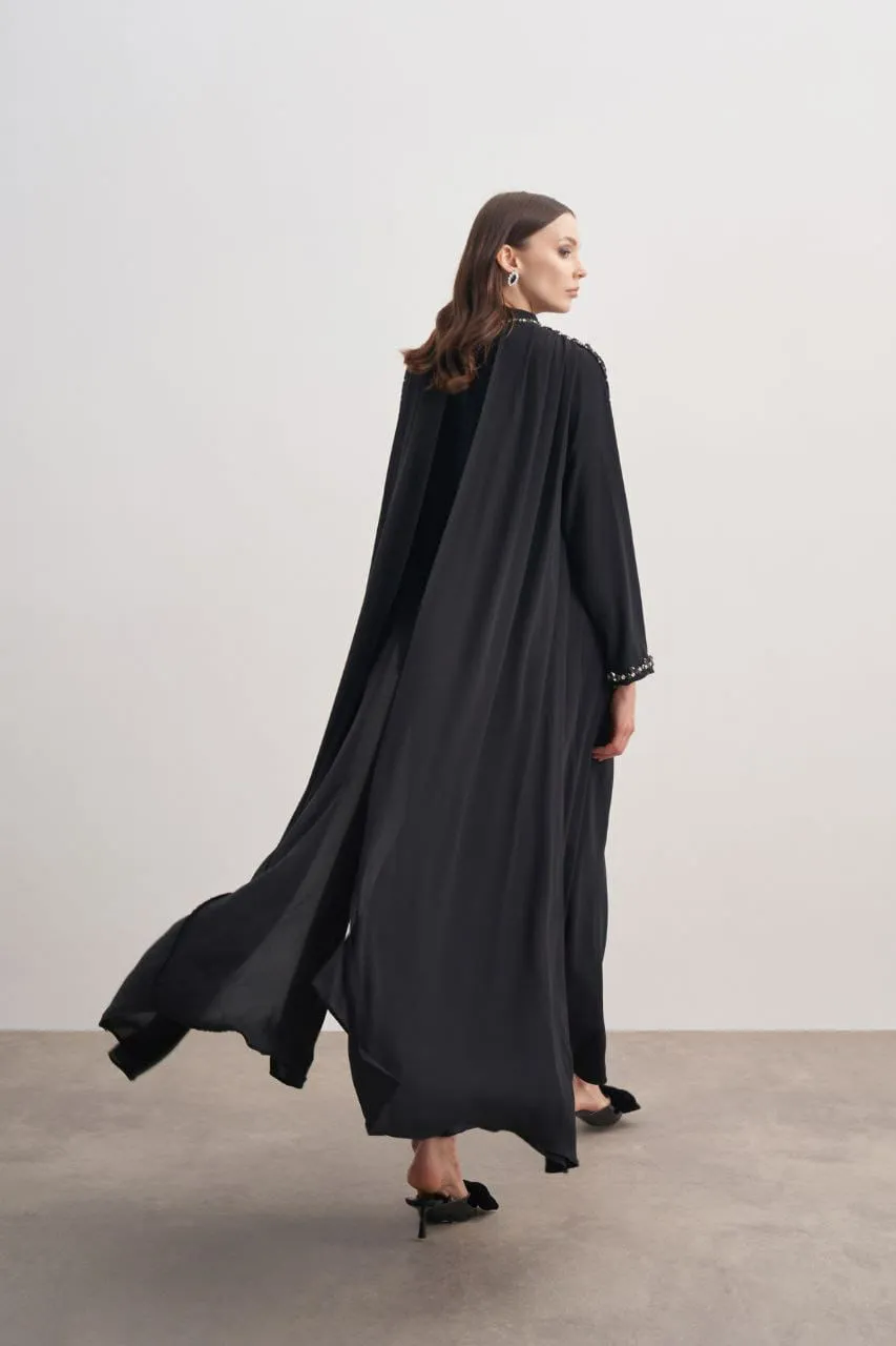 Stone line shoulder dress