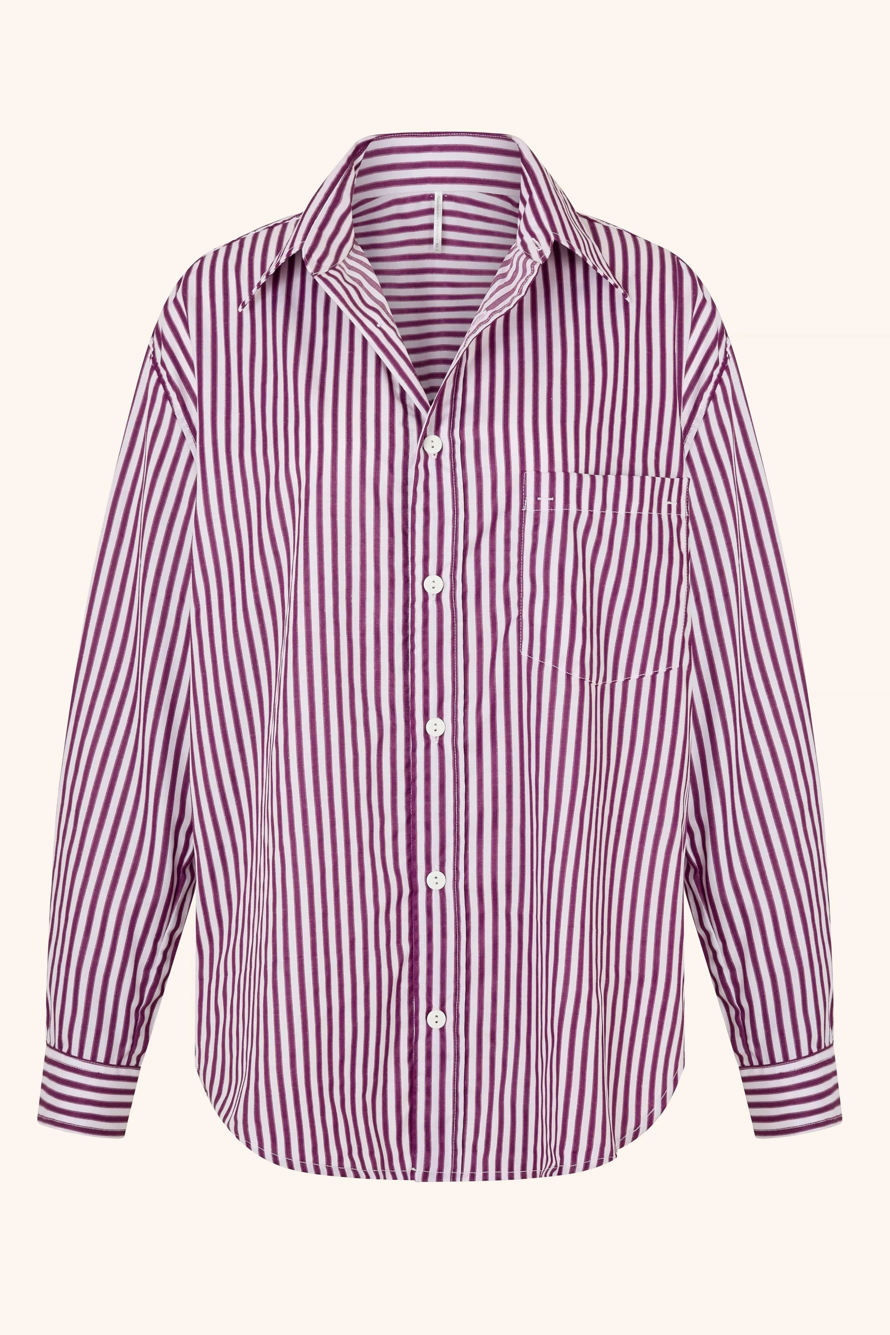 Striped Shirt Grey