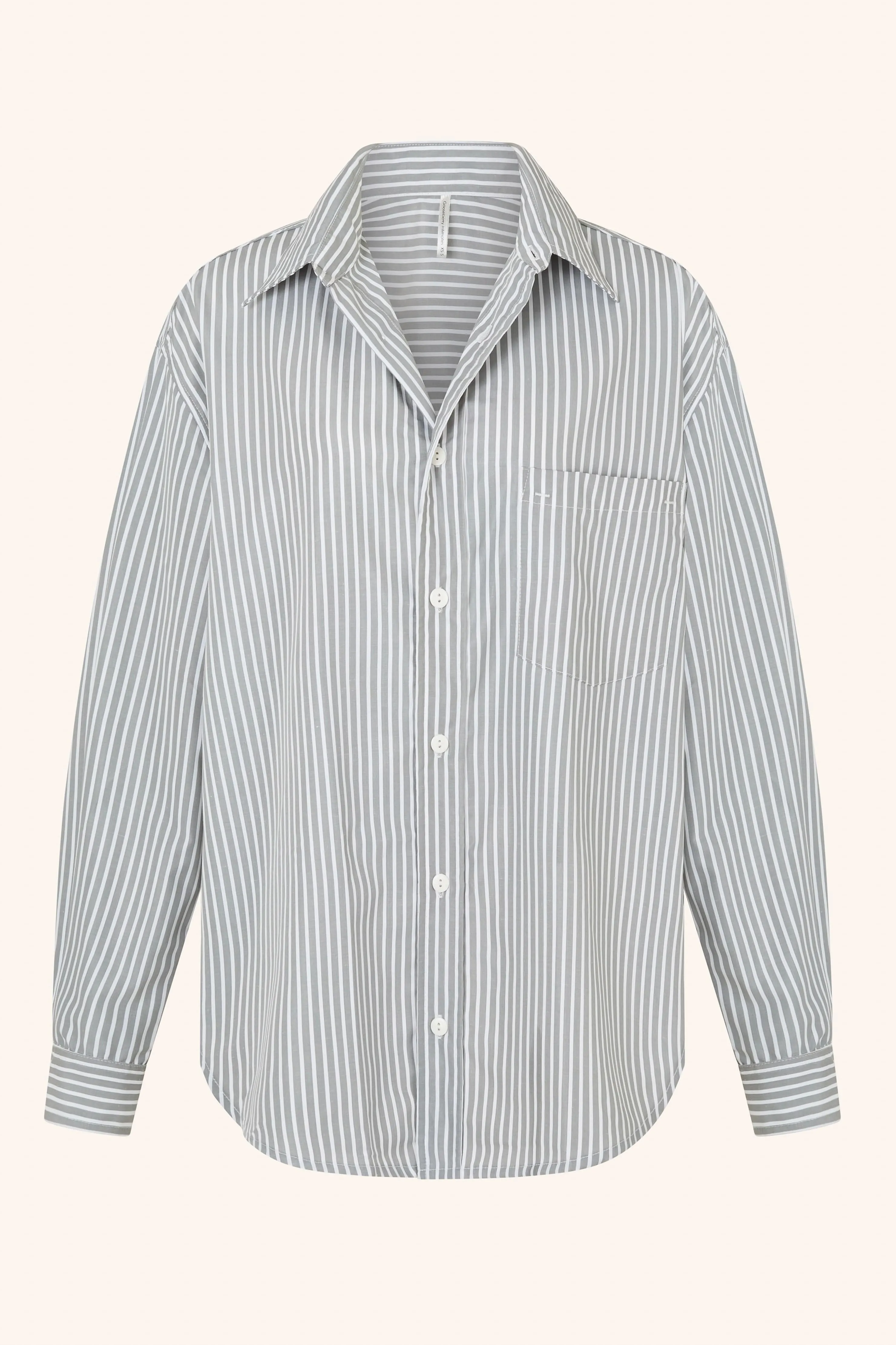 Striped Shirt Grey