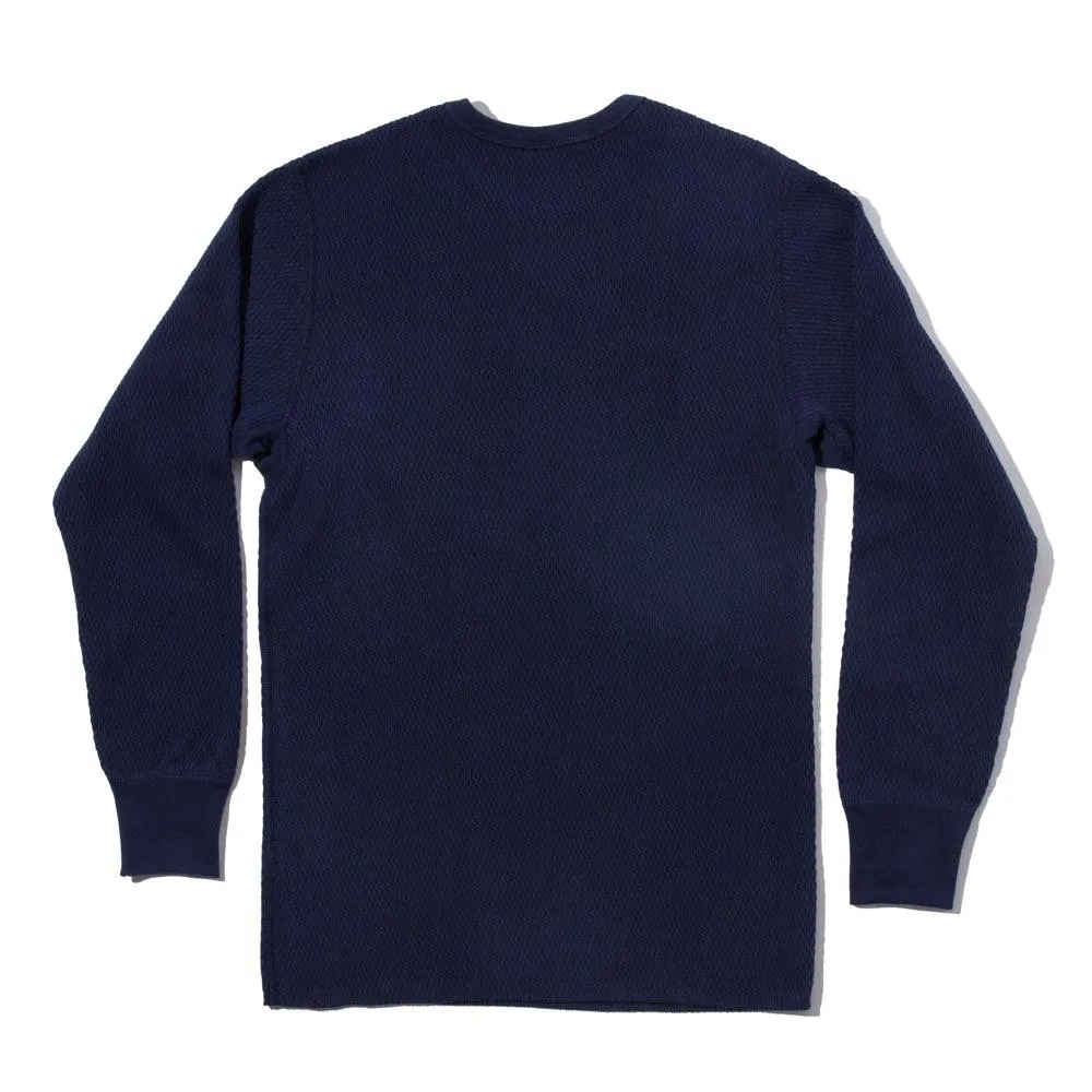 The Real McCoy's U.S. Army Military Thermal Shirt Navy