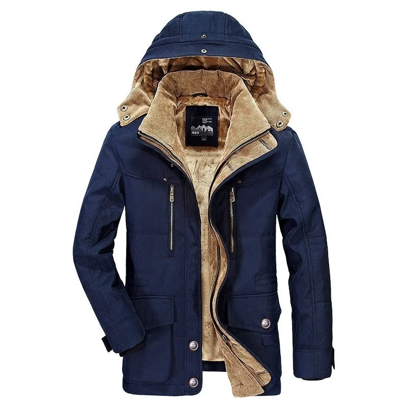 Tommy™ dikke waterdichte winddichte parka winterjas met capuchon