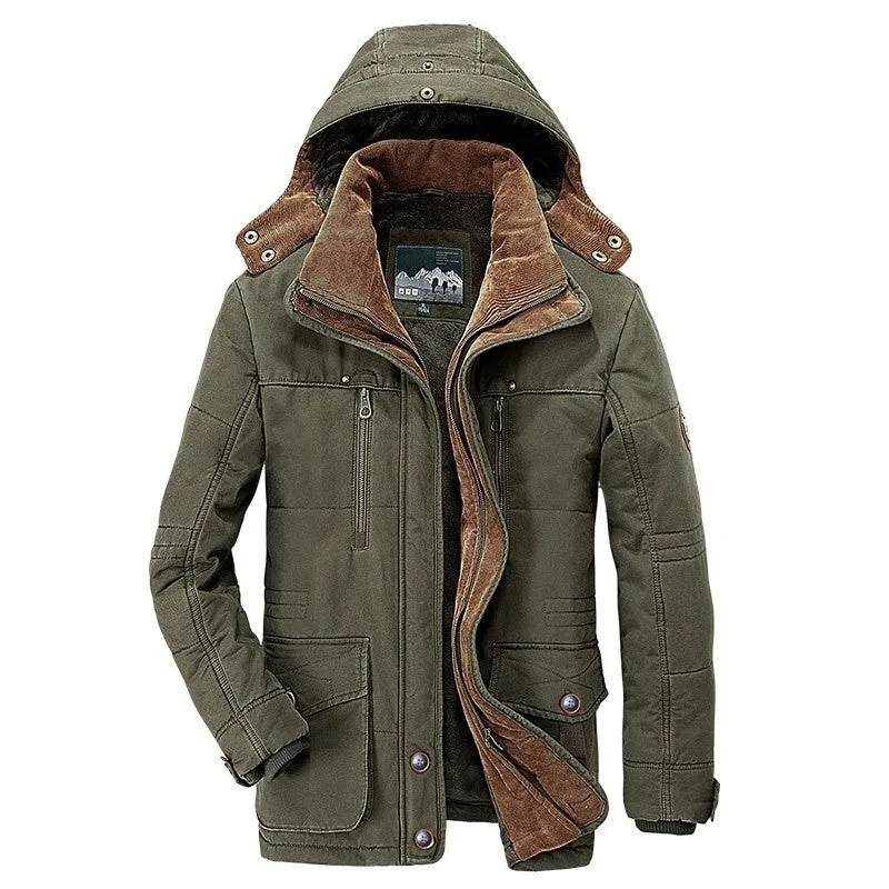 Tommy™ dikke waterdichte winddichte parka winterjas met capuchon
