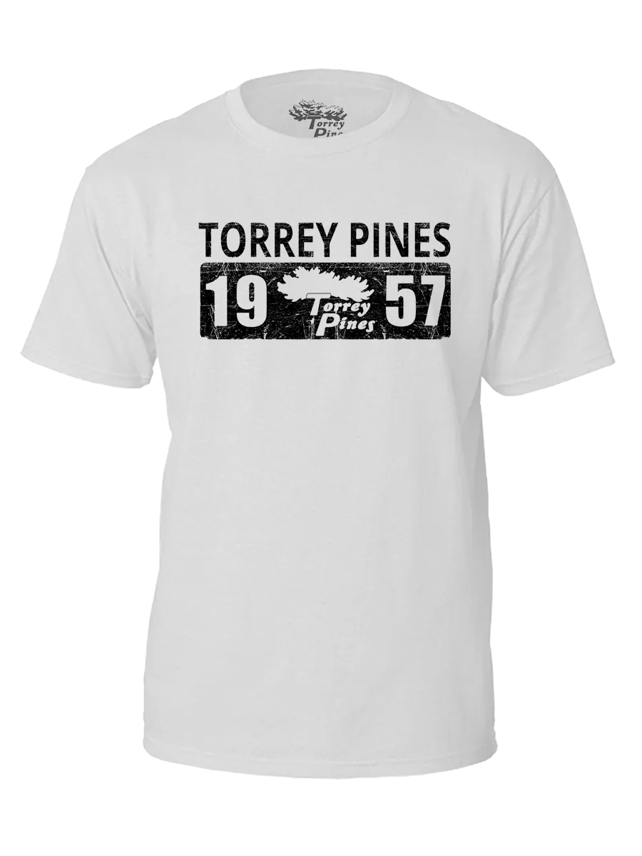 Torrey Pines Premium 1957 Distressed Short Sleeve Tee Shirt