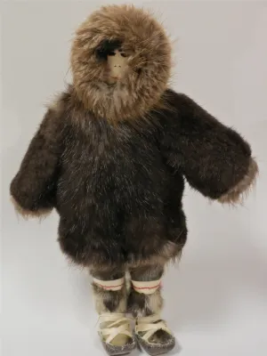 Traditional Yupik Fur Doll, by Lydia Apataki
