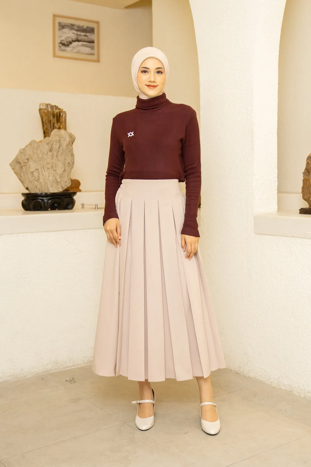 Valeska Skirt Bleached Sand