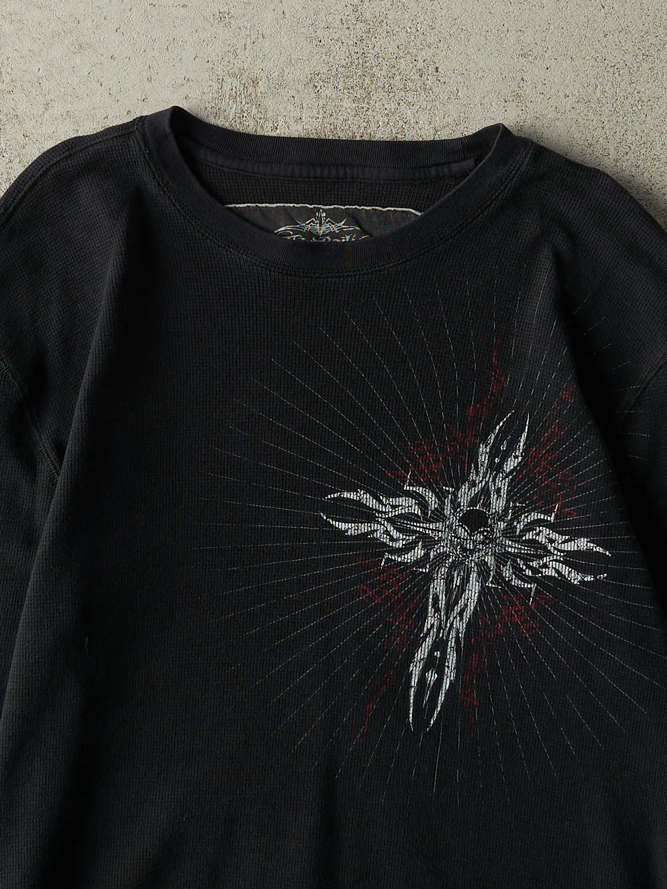 Vintage Y2K Black Third Rail Thermal Long Sleeve (M)