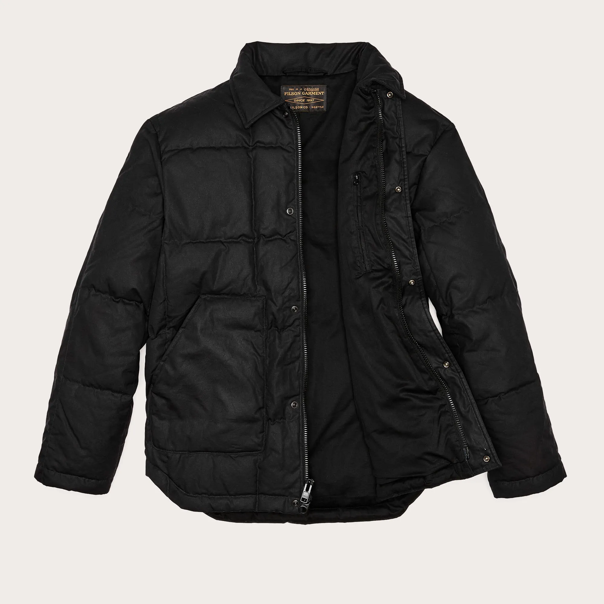 Waxed Down Barn Coat