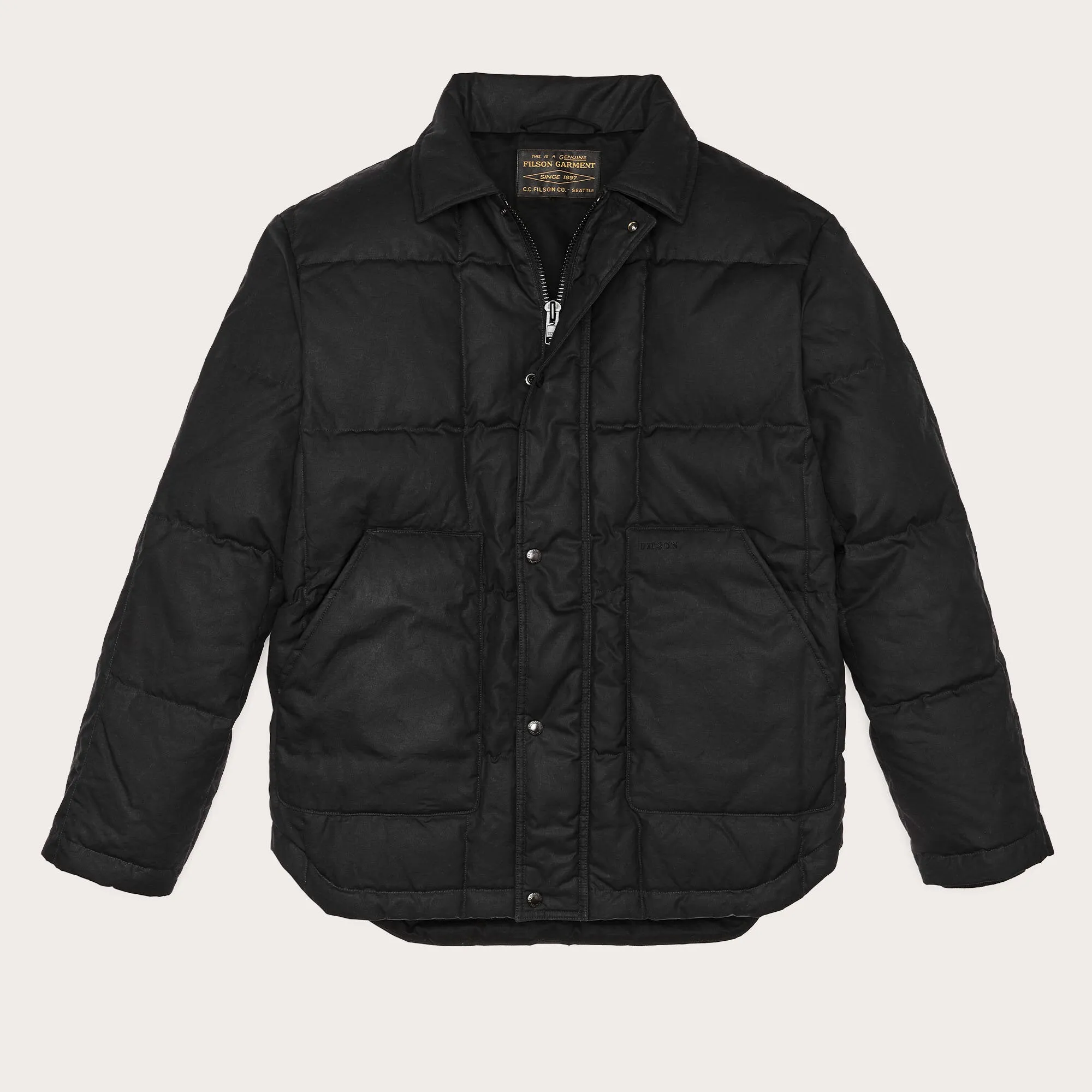 Waxed Down Barn Coat