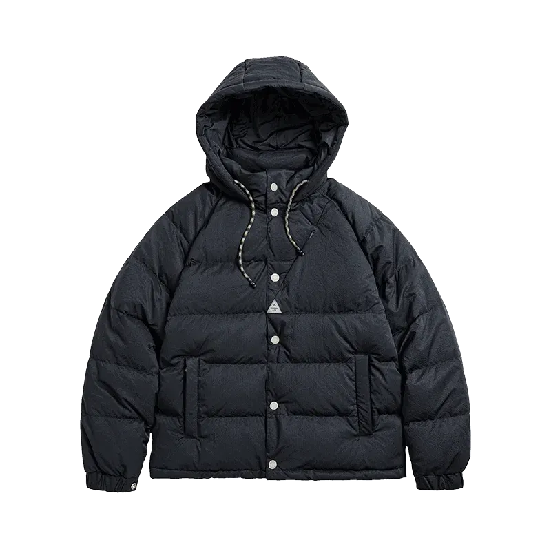 Women's Down Jacket 90 White Duck Down Hooded Jacket Top Winter Thickened Warm Loose Bread Jacket Cotton Jacket