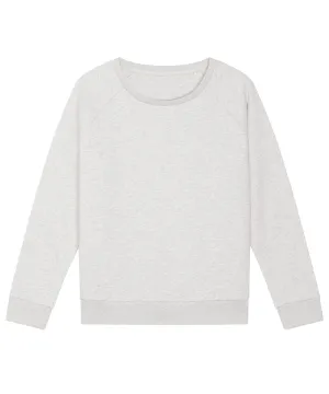 Womens Stella Dazzler relaxed fit sweatshirt (STSW125) | Cream Heather Grey