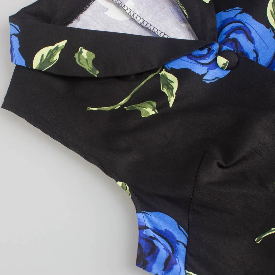 Women's Vintage Dress With Floral Print