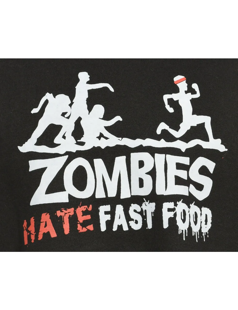 Zombies Gildan Printed Sweatshirt - L